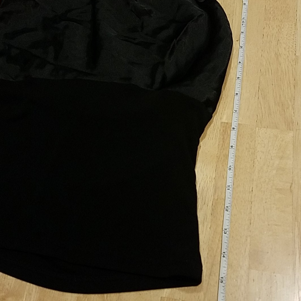 Cache Black Embellished Halter Top Medium - image 3